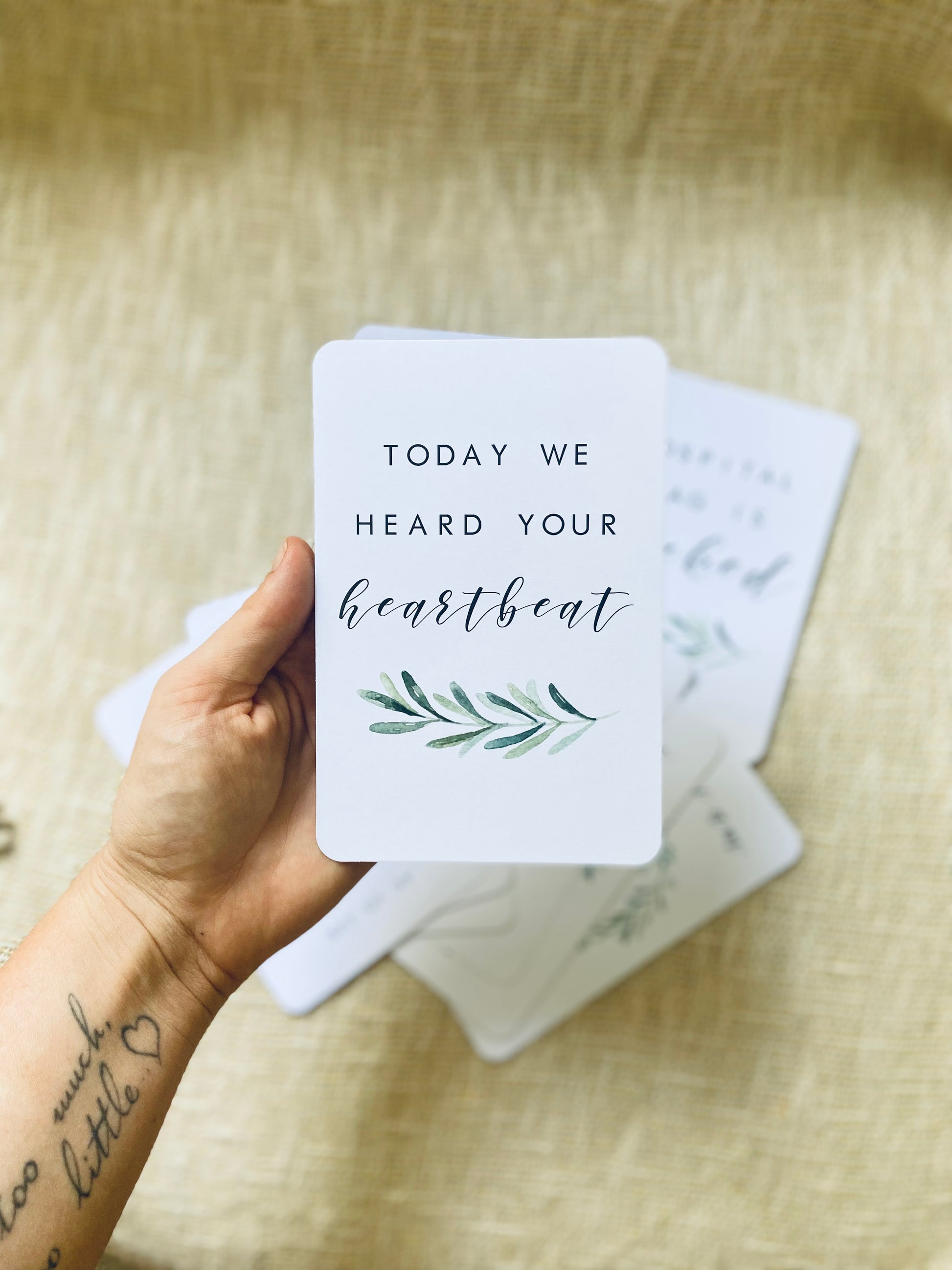 Pregnancy Milestone Cards - For The Mama Collective