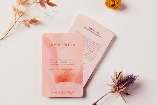 Peaceful Mama affirmation card - For The Mama Collective