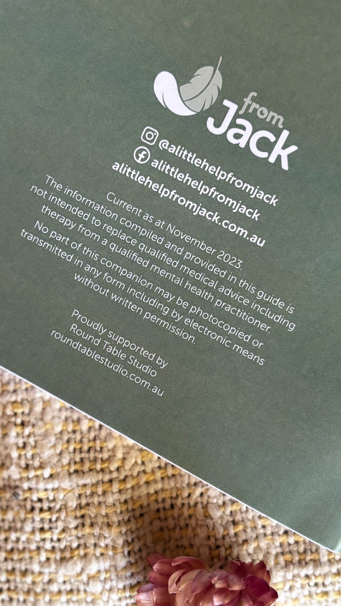 A Little Help From Jack, pregnancy loss resource book. - For The Mama Collective