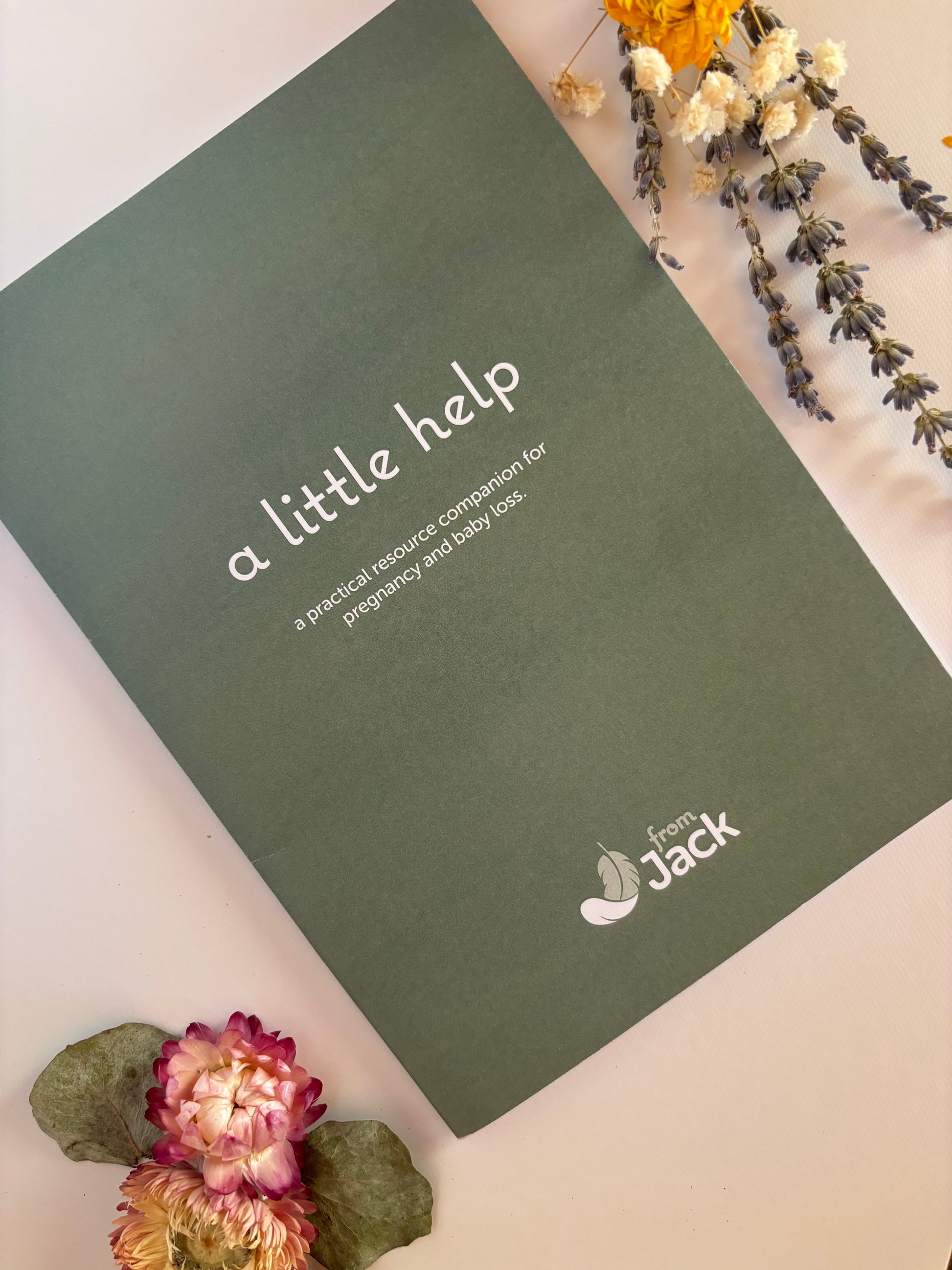 A Little Help From Jack, pregnancy loss resource book. - For The Mama Collective