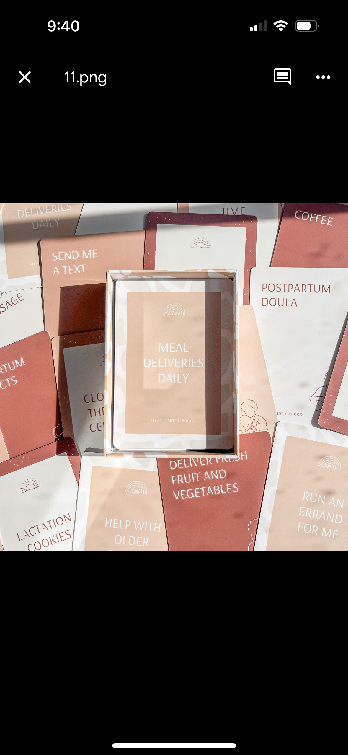 Postpartum Support Cards