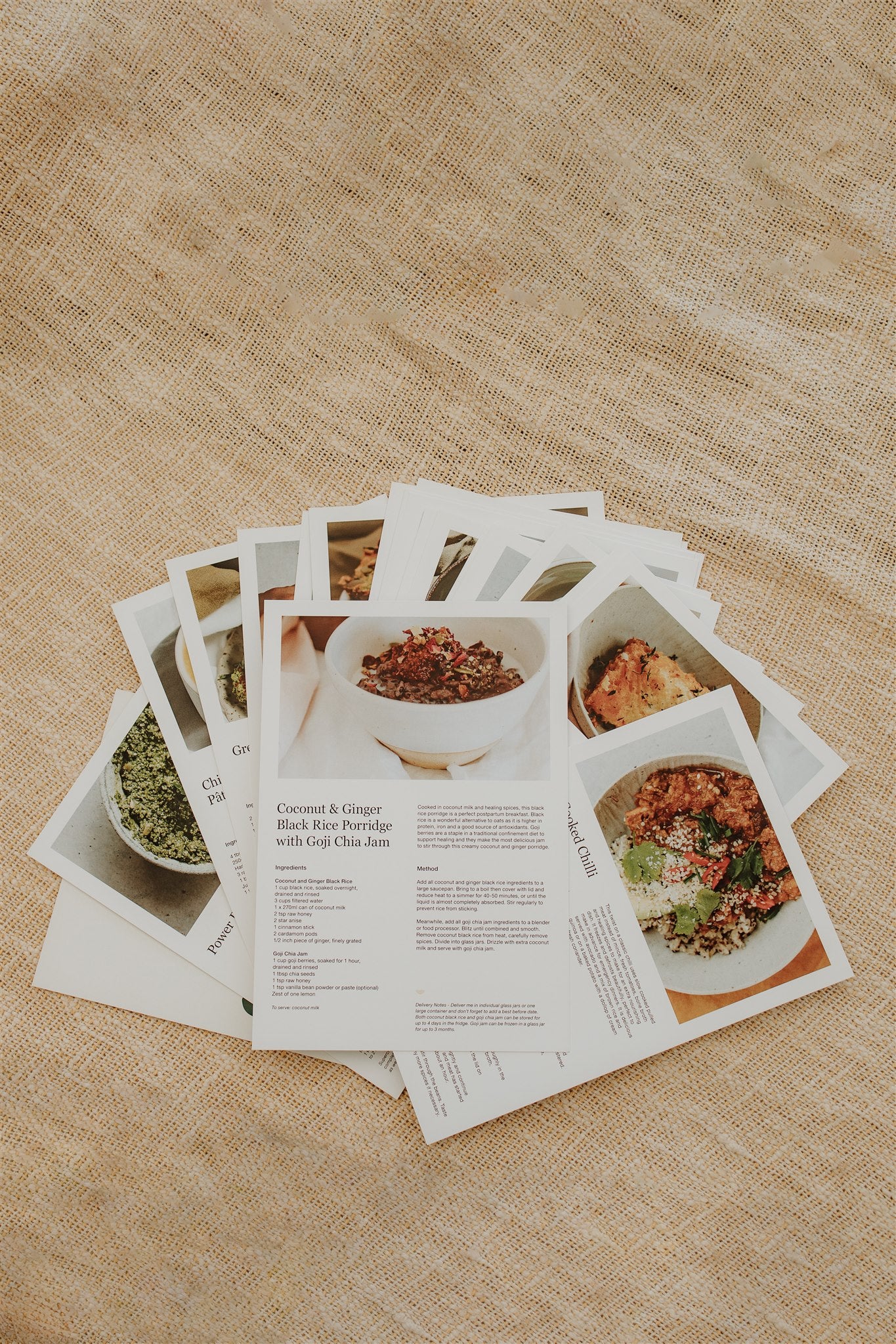 Village For Mama - Fourth Trimester recipe book with recipe handout cards. - For The Mama Collective
