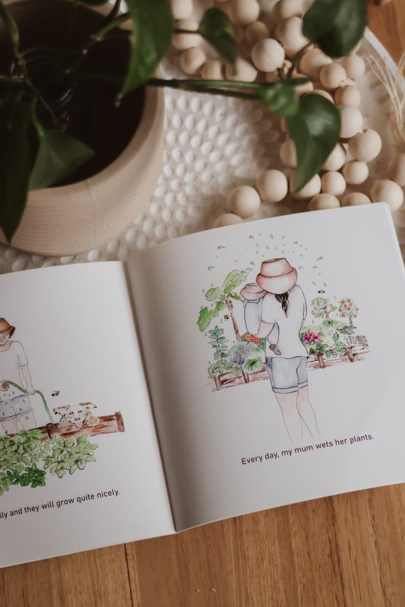 ‘My Mum Wets Her Plants’ postpartum children’s book