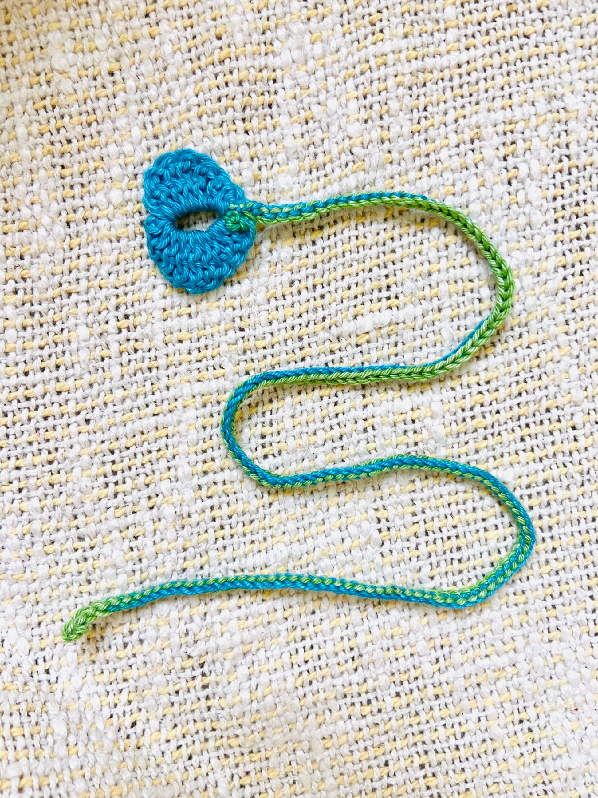 Crochet umbilical cord tie - For The Mama Collective