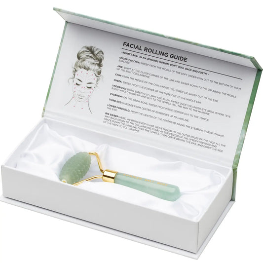 Crystal facial roller