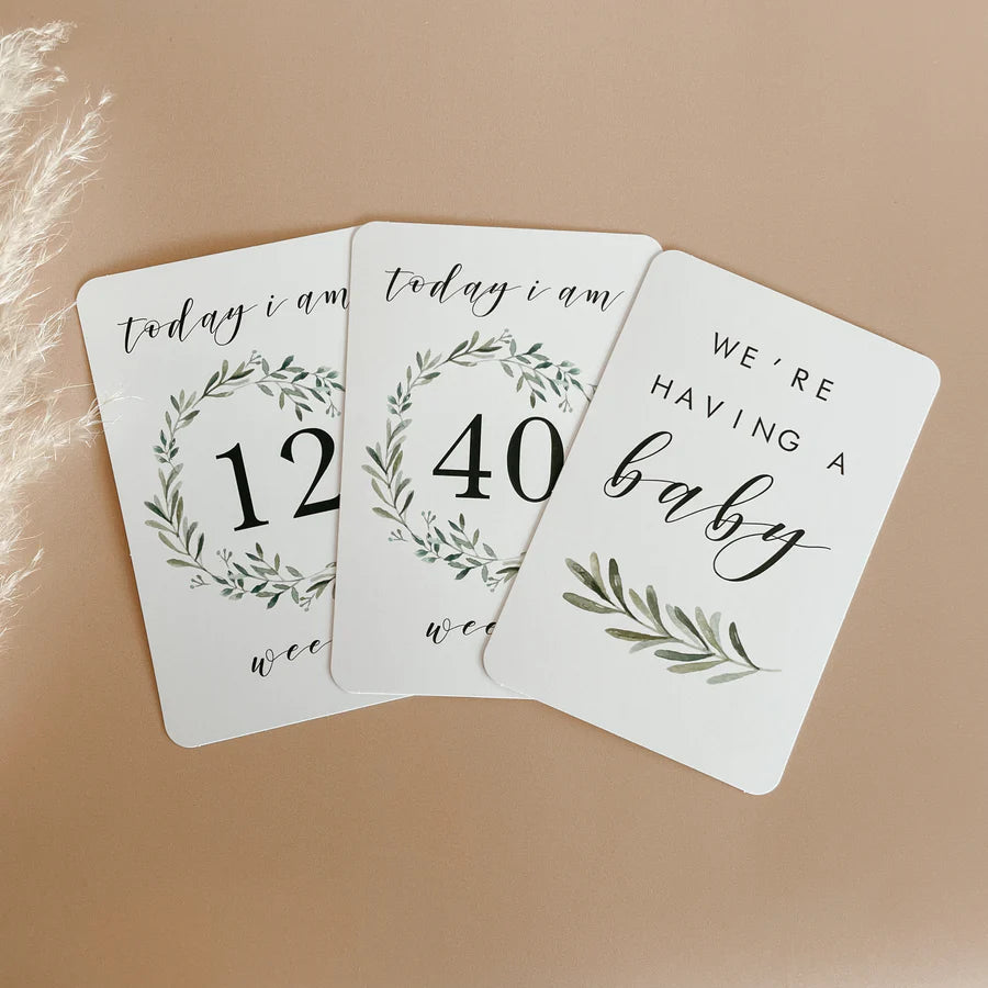 Pregnancy Milestone Cards - For The Mama Collective