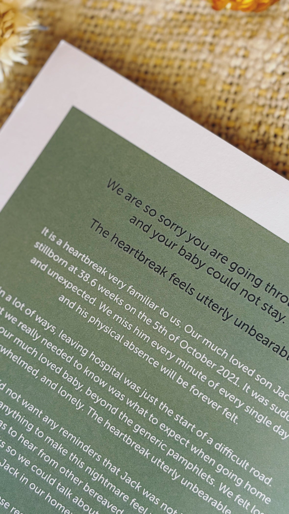 A Little Help From Jack, pregnancy loss resource book. - For The Mama Collective