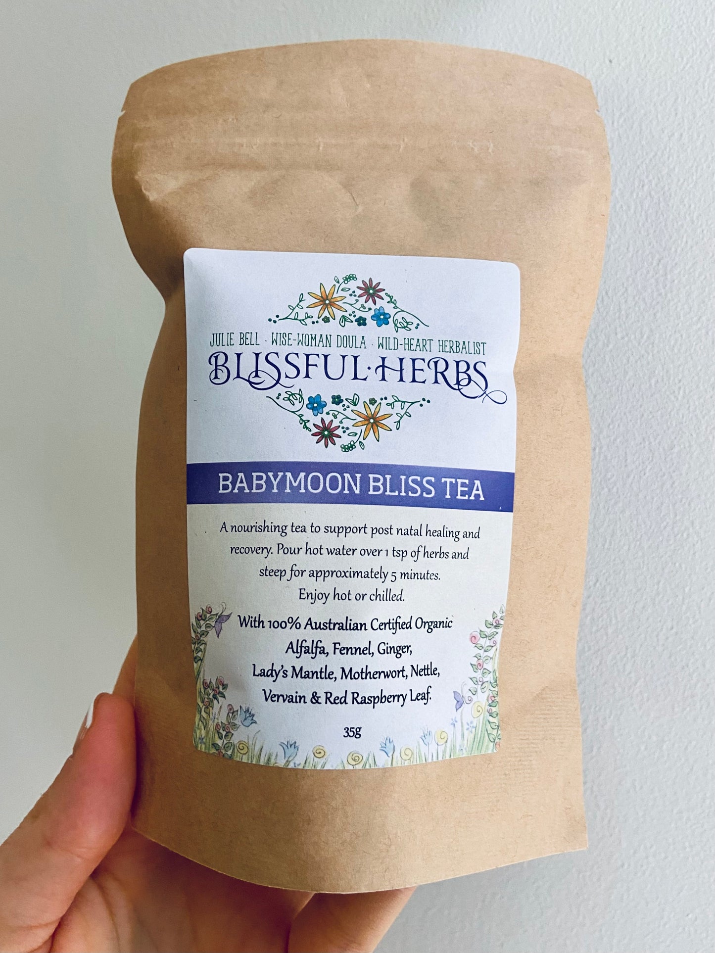 Baby Moon Bliss Tea (Postpartum Support) - For The Mama Collective 