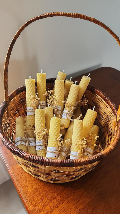 Beeswax candles