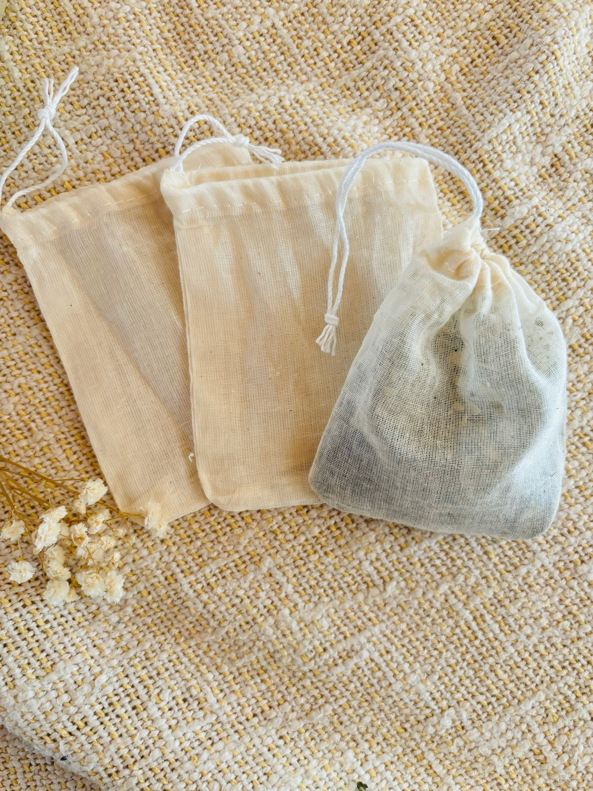 Reusable cotton bags - For The Mama Collective 