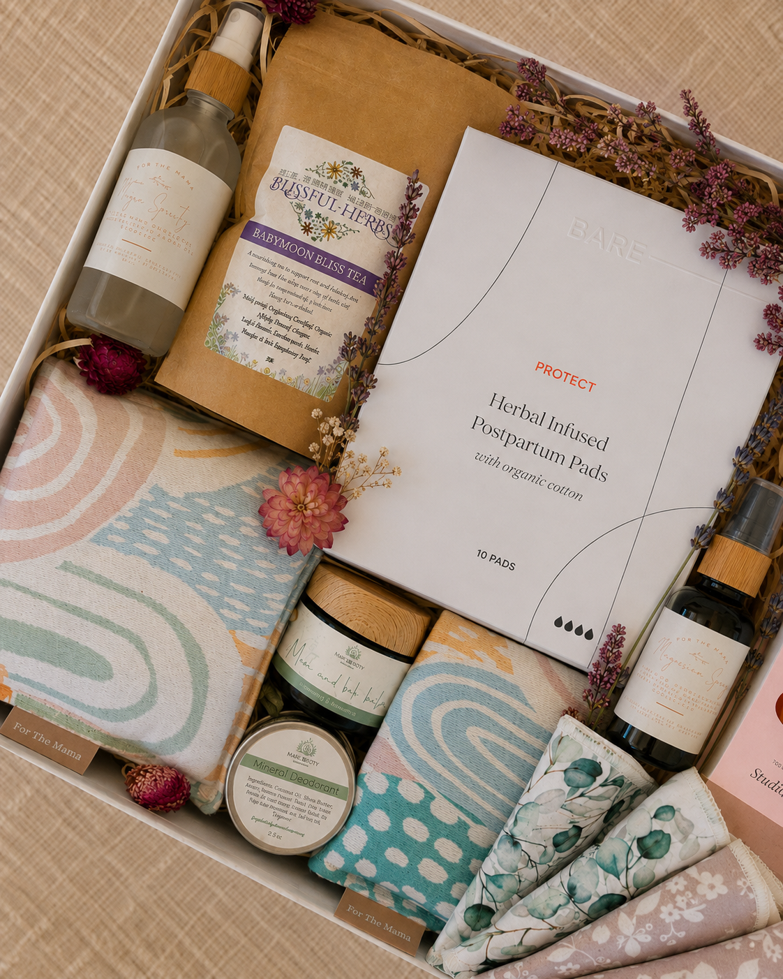 The New Mama (postpartum gift hamper)